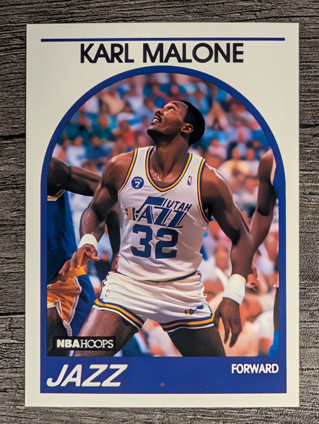 1989-90 Hoops #30 Karl Malone