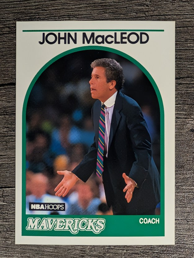 1989-90 Hoops #171A John MacLeod CO SP/ERR No NBA Logo