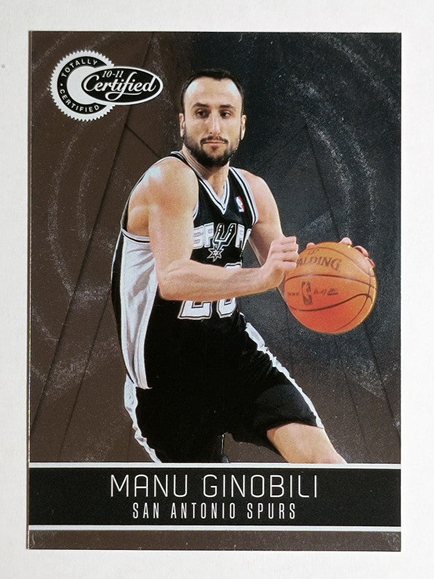 2010-11 Totally Certified #118 Manu Ginobili