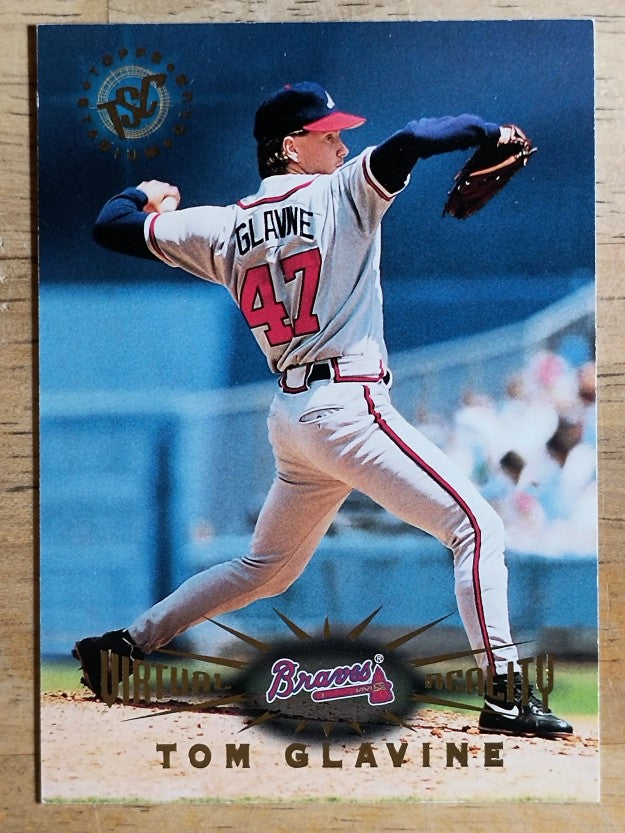 1995 Stadium Club Virtual Reality #93 Tom Glavine