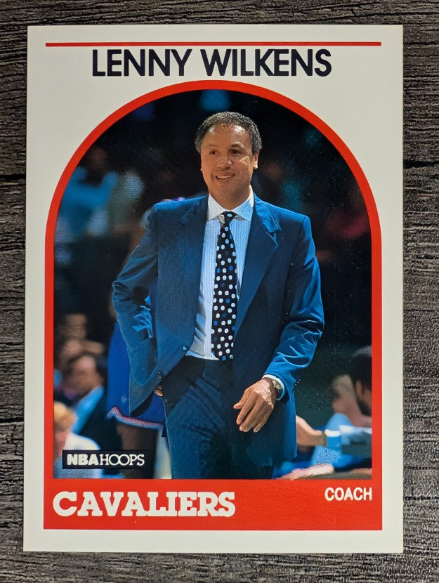 1989-90 Hoops #216 Lenny Wilkens CO