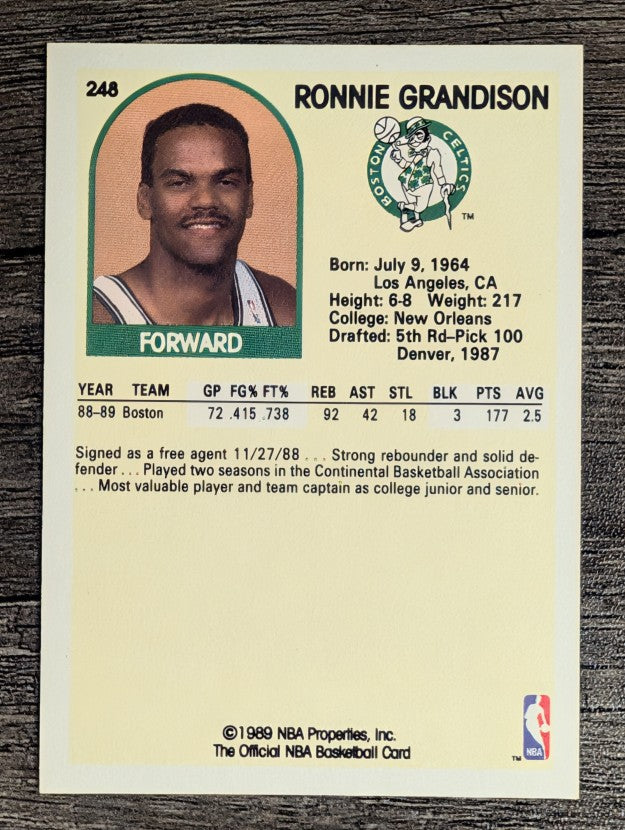1989-90 Hoops #248 Ronnie Grandison