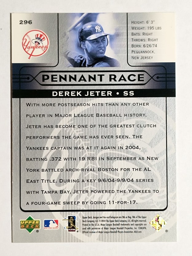 2005 Upper Deck #296 Derek Jeter PR