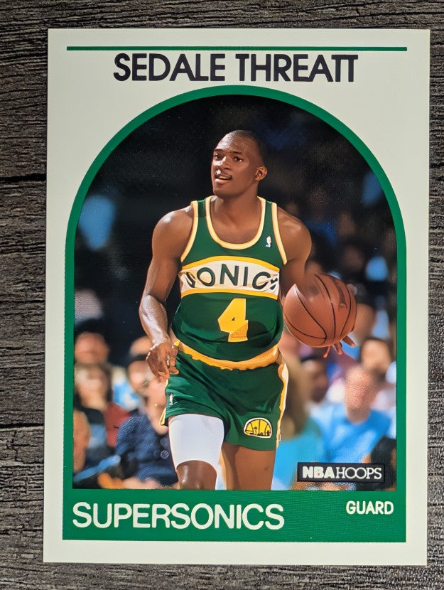 1989-90 Hoops #287 Sedale Threatt