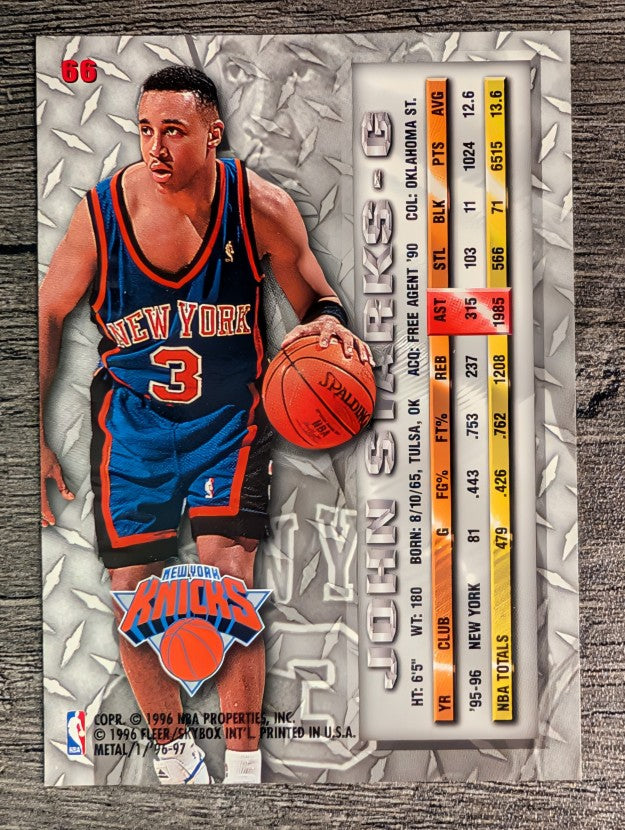 1996-97 Metal #66 John Starks
