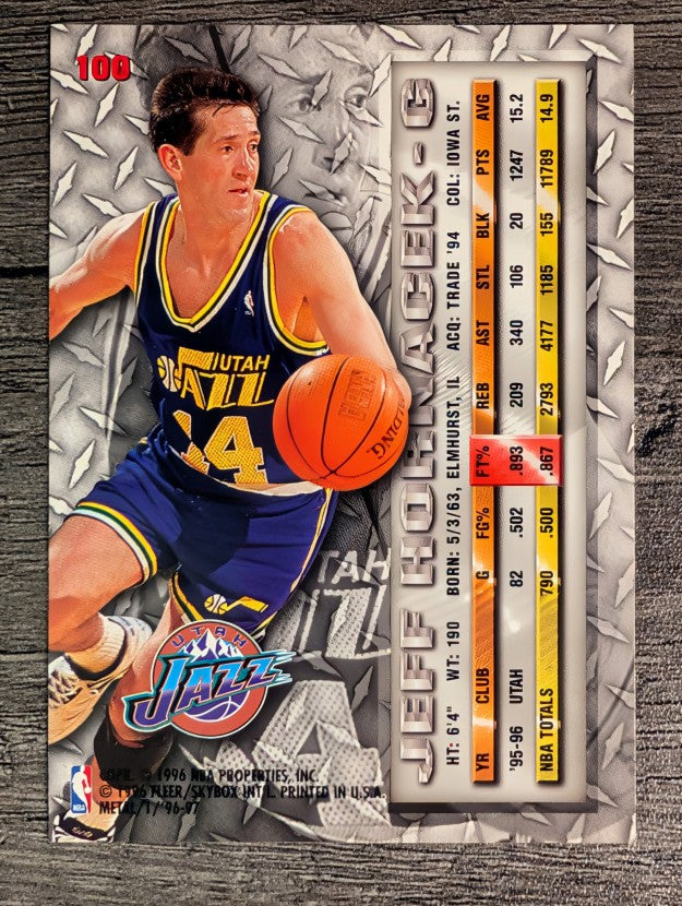 1996-97 Metal #100 Jeff Hornacek