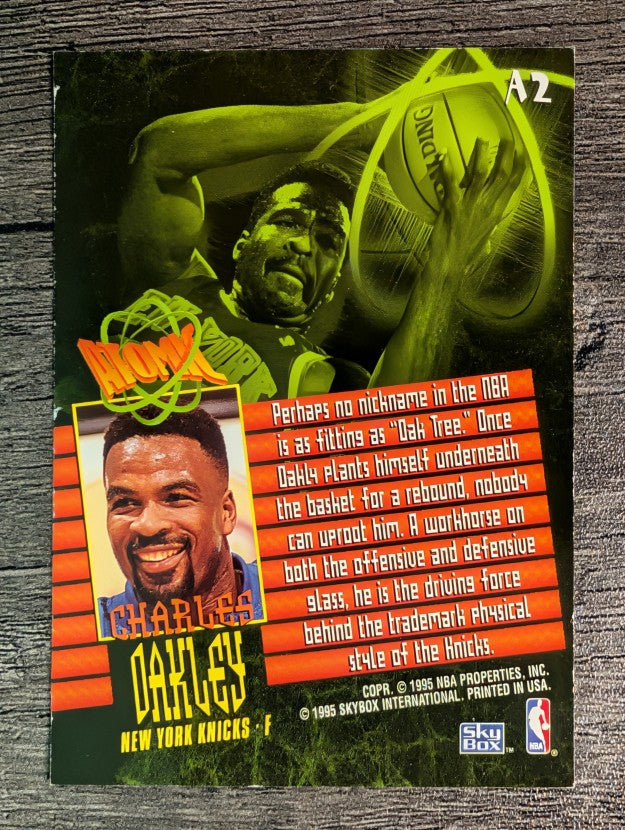 1995-96 SkyBox Premium Atomic #A2 Charles Oakley