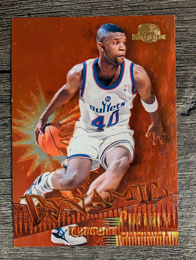1995-96 SkyBox Premium Dynamic #D9 Calbert Cheaney