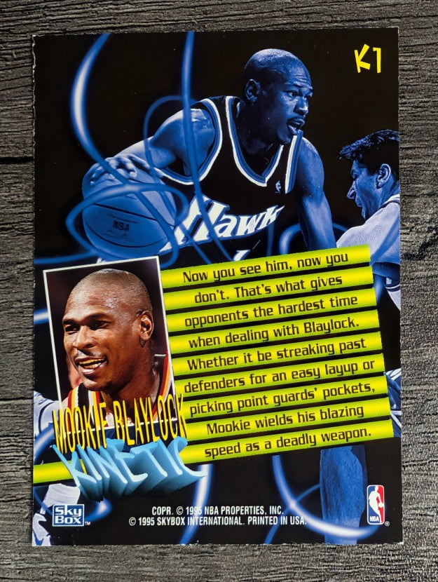 1995-96 SkyBox Premium Kinetic #K1 Mookie Blaylock