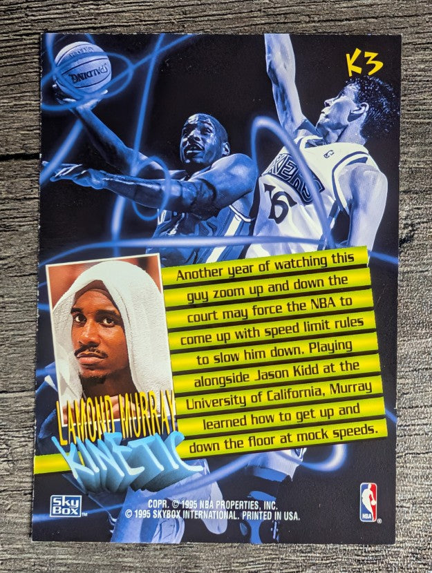 1995-96 SkyBox Premium Kinetic #K3 Lamond Murray