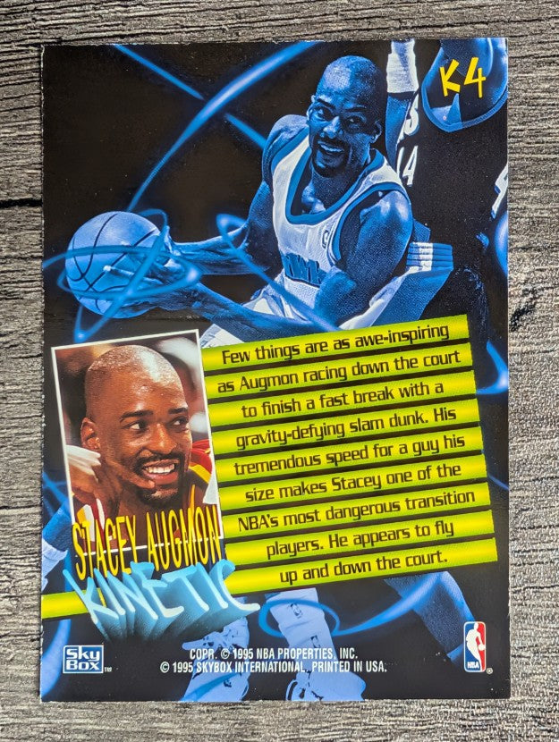 1995-96 SkyBox Premium Kinetic #K4 Stacey Augmon