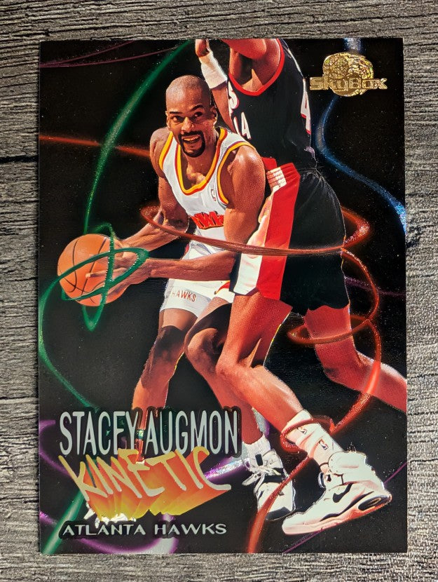 1995-96 SkyBox Premium Kinetic #K4 Stacey Augmon