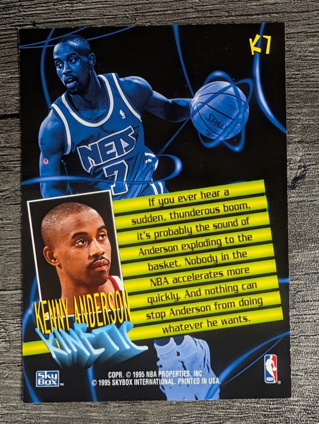 1995-96 SkyBox Premium Kinetic #K7 Kenny Anderson
