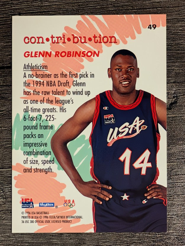 1996 SkyBox USA #49 Glenn Robinson