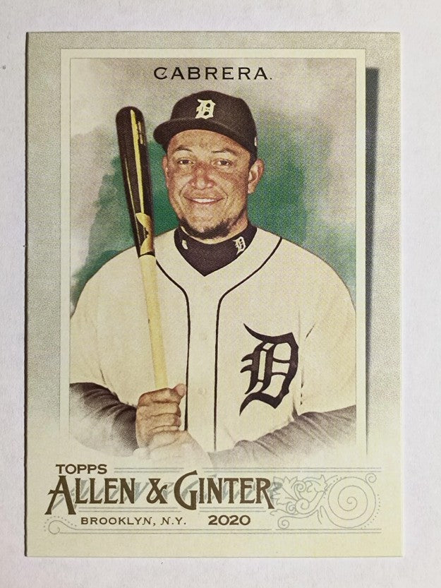 2020 Topps Allen and Ginter #38 Miguel Cabrera
