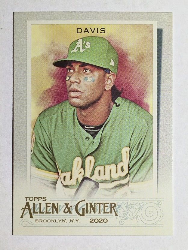 2020 Topps Allen and Ginter #180 Khris Davis