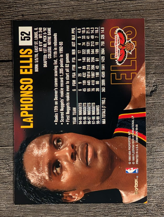 1999-00 SkyBox Dominion #52 LaPhonso Ellis