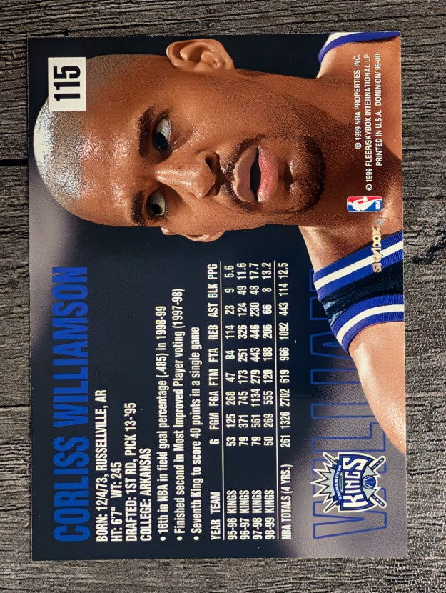 1999-00 SkyBox Dominion #115 Corliss Williamson