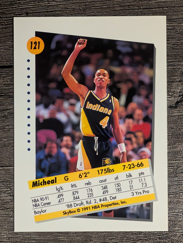 1991-92 SkyBox #121 Micheal Williams