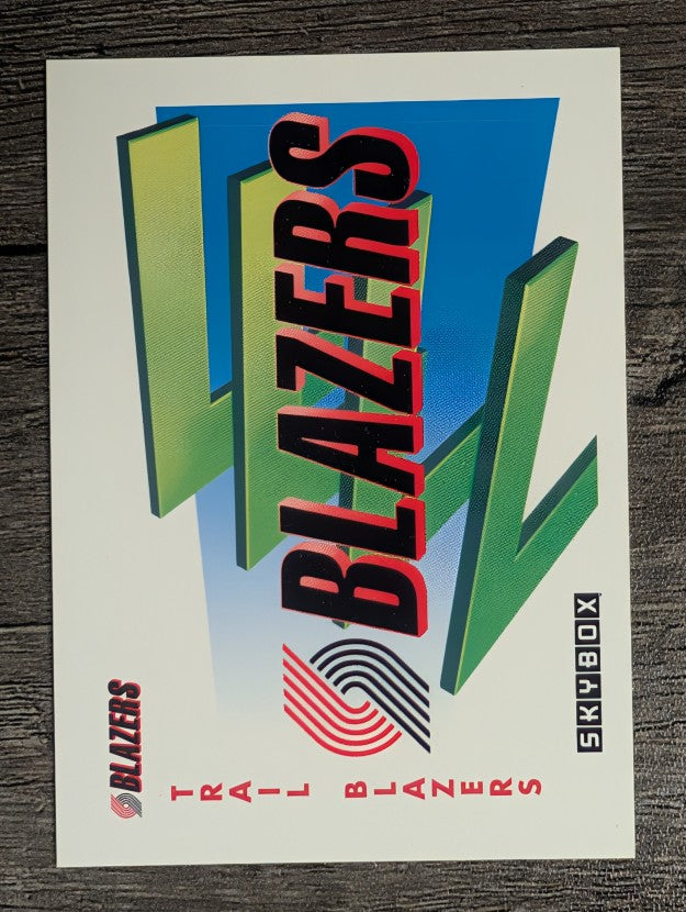 1991-92 SkyBox #372 Portland Trail Blazers TL