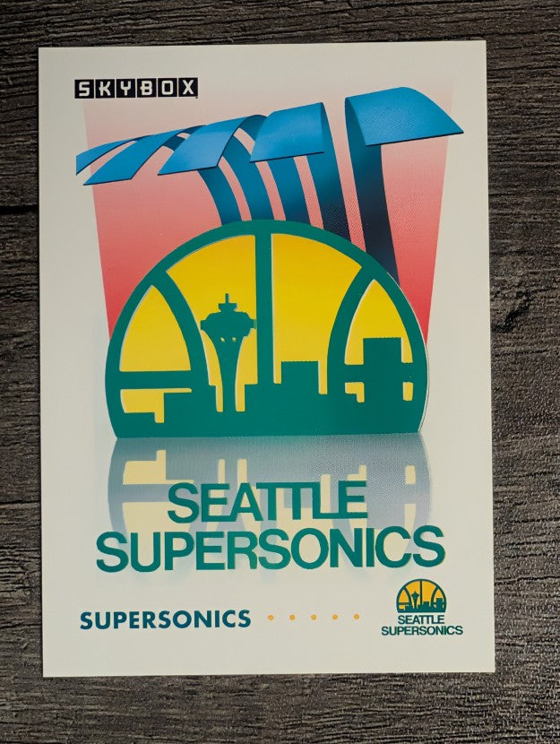 1991-92 SkyBox #375 Seattle Supersonics TL