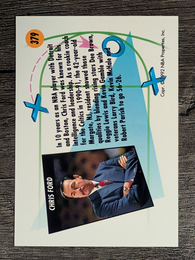 1991-92 SkyBox #379 Chris Ford CO