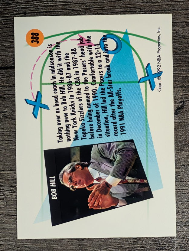 1991-92 SkyBox #388 Bob Hill CO RC