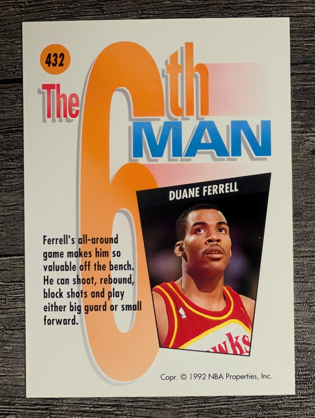 1991-92 SkyBox #432 Duane Ferrell SM