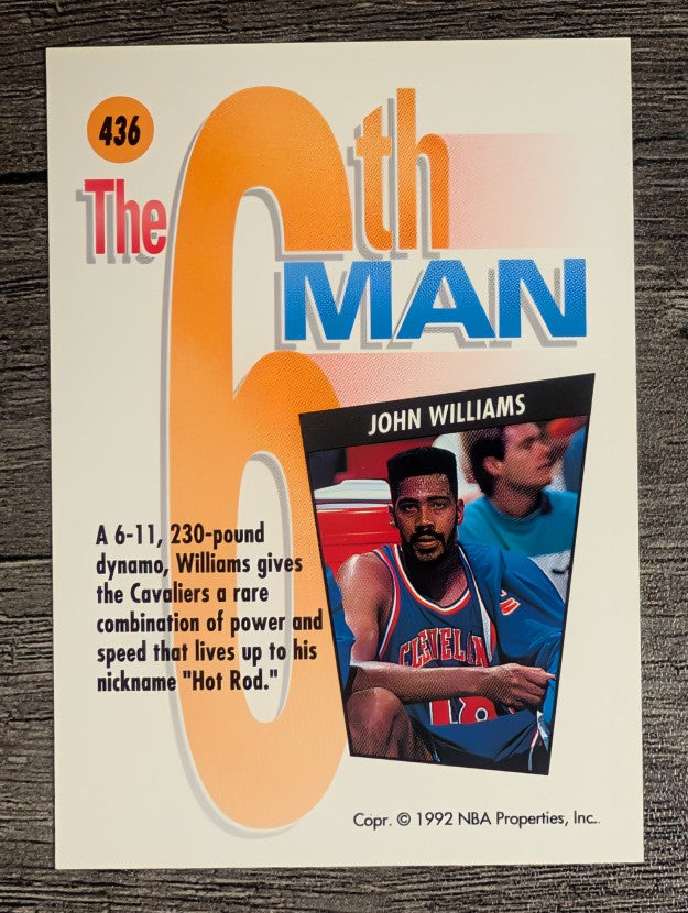 1991-92 SkyBox #436 John Williams SM