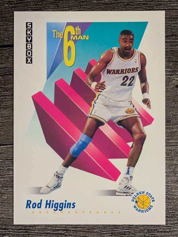 1991-92 SkyBox #440 Rod Higgins SM