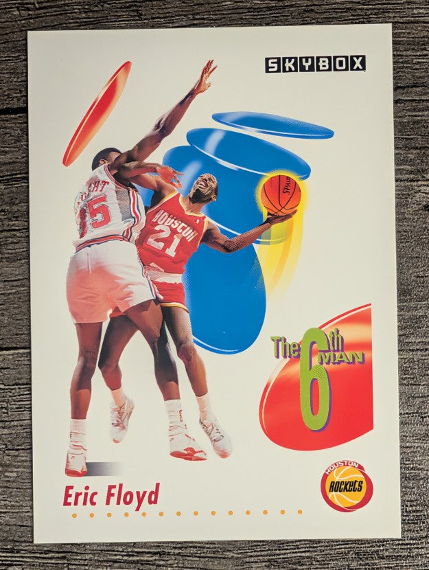1991-92 SkyBox #441 Eric Sleepy Floyd SM