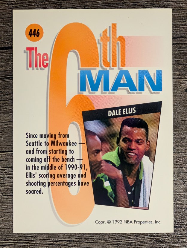 1991-92 SkyBox #446 Dale Ellis SM