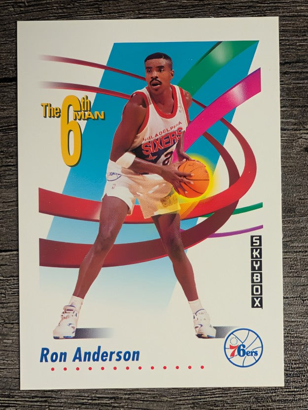 1991-92 SkyBox #451 Ron Anderson SM