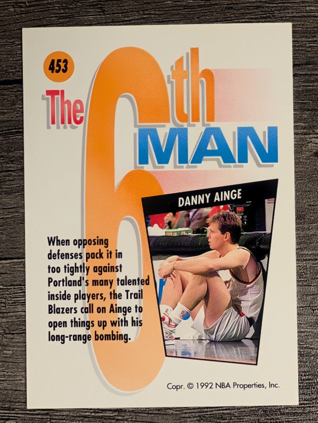 1991-92 SkyBox #453 Danny Ainge SM