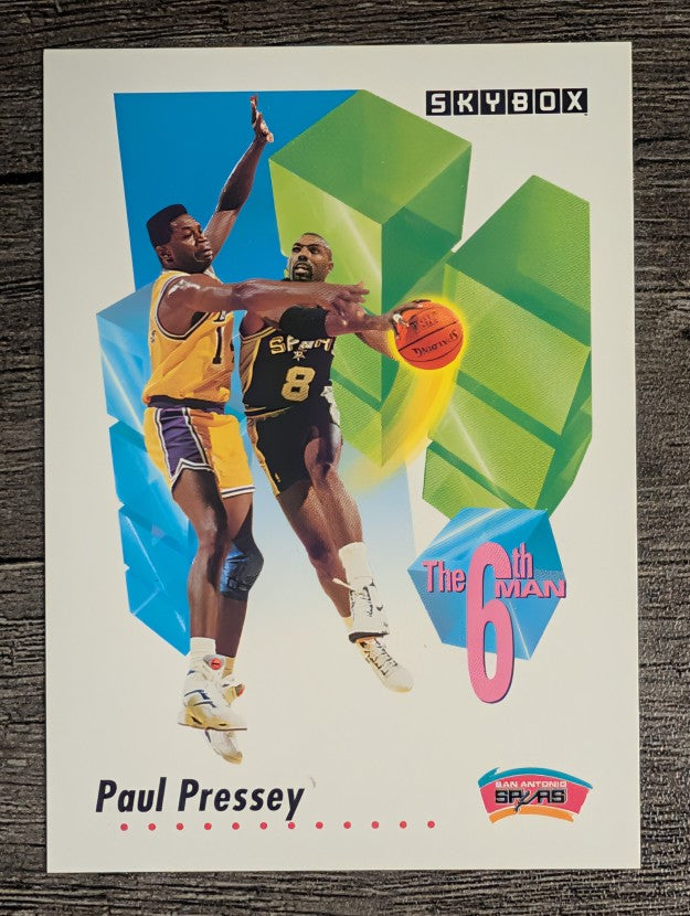 1991-92 SkyBox #455 Paul Pressey SM