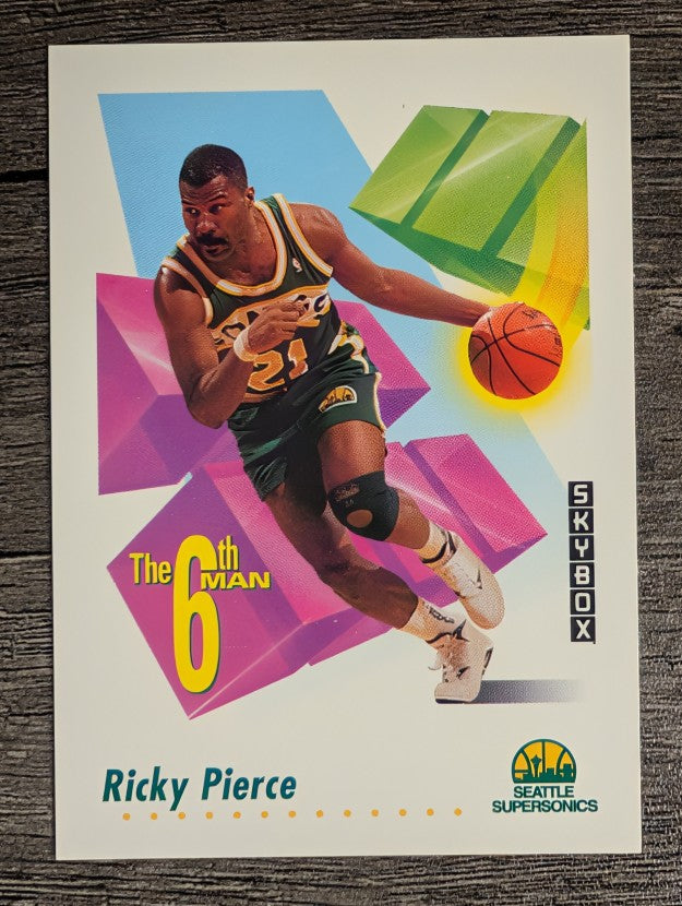 1991-92 SkyBox #456 Ricky Pierce SM