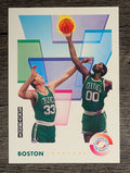 1991-92 SkyBox #460 Larry Bird/Robert Parish TW