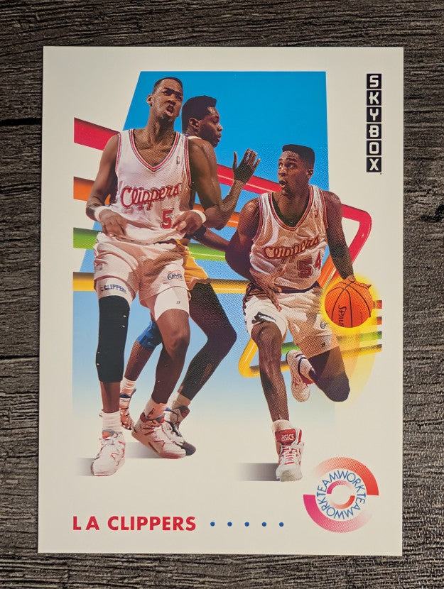 1991-92 SkyBox #470 Charles Smith/Danny Manning TW