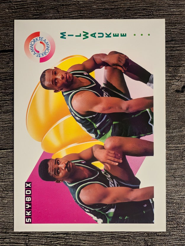 1991-92 SkyBox #473 Jay Humphries/Alvin Robertson TW