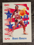 1991-92 SkyBox #551 Hersey Hawkins USA