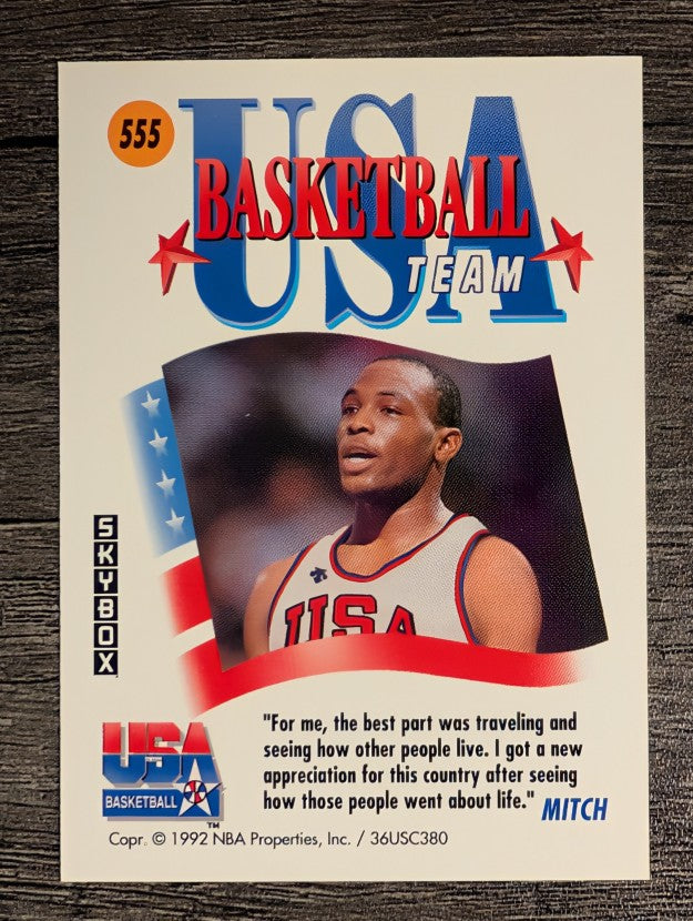 1991-92 SkyBox #555 Mitch Richmond USA