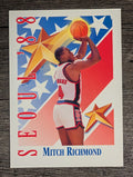 1991-92 SkyBox #555 Mitch Richmond USA