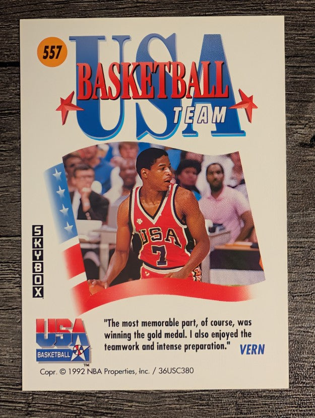 1991-92 SkyBox #557 Vern Fleming USA