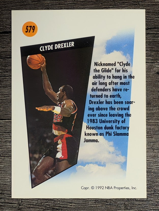 1991-92 SkyBox #579 Clyde Drexler SM