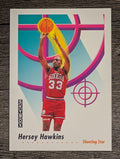 1991-92 SkyBox #593 Hersey Hawkins SS