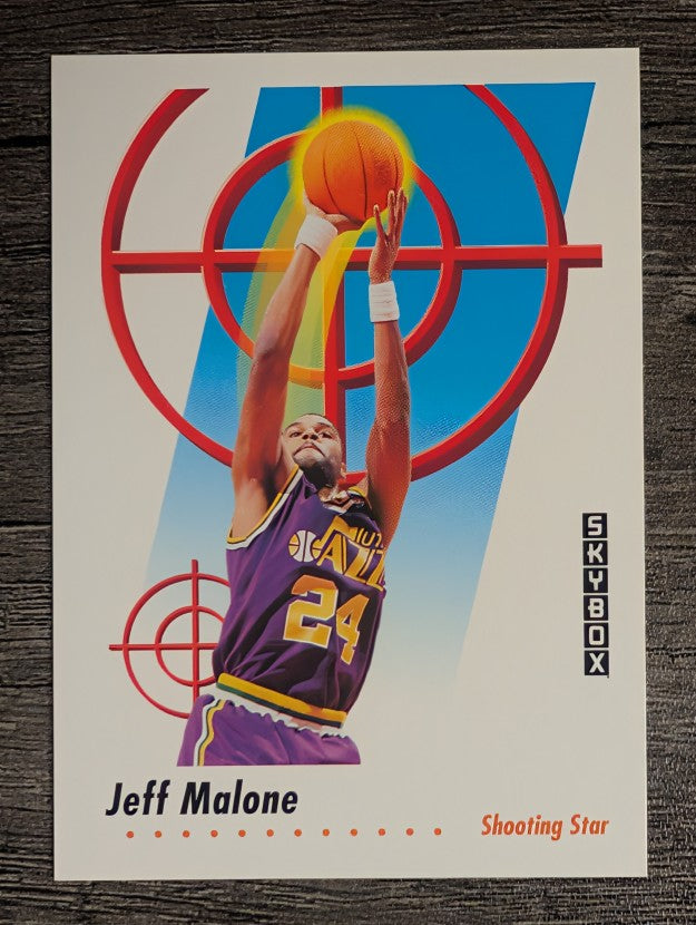 1991-92 SkyBox #595 Jeff Malone SS