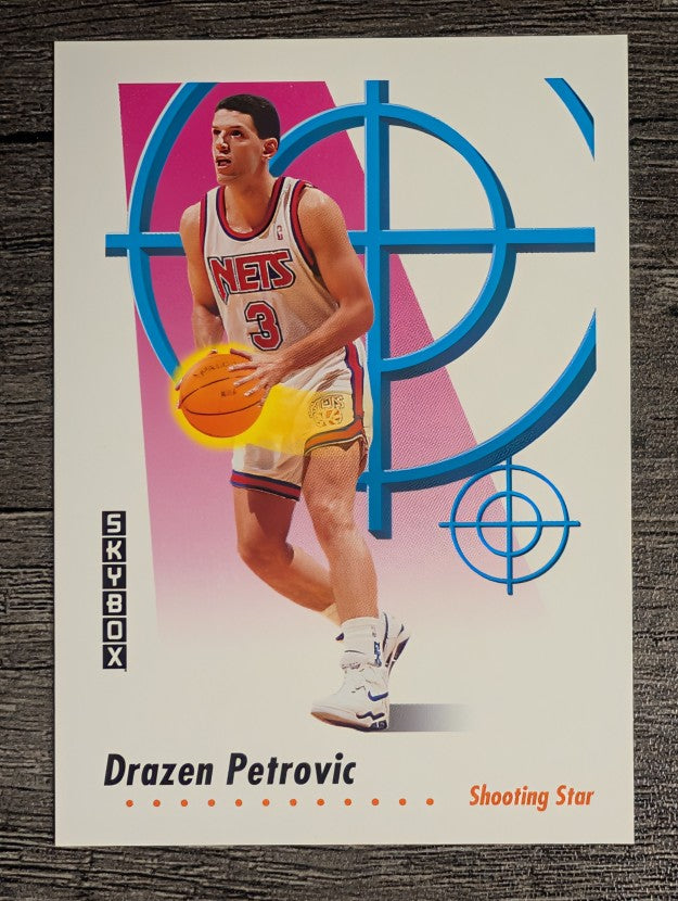 1991-92 SkyBox #599 Drazen Petrovic SS