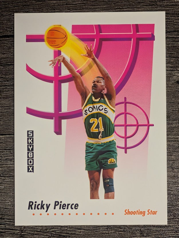 1991-92 SkyBox #600 Ricky Pierce SS