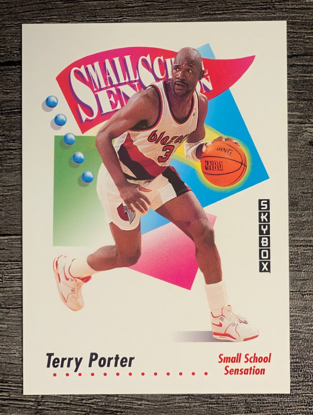 1991-92 SkyBox #607 Terry Porter SMALL