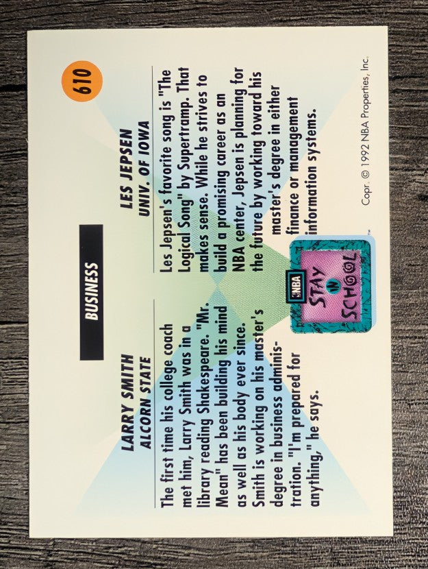 1991-92 SkyBox #610 Business